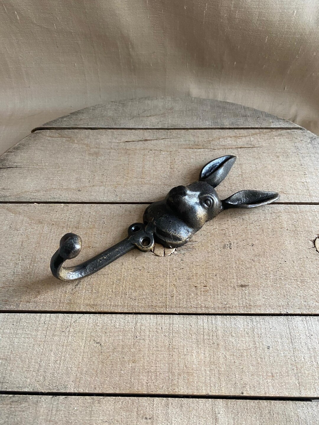 Bronze Iron Rabbit Coat Hook - Etsy