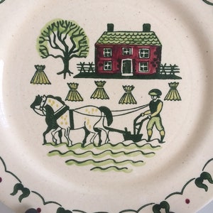 Set of 4 ~ Metlox Poppytrail Pottery Dinner Plates