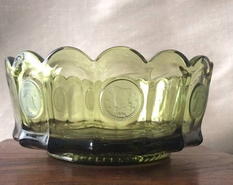 Fostoria Green Coin bowl