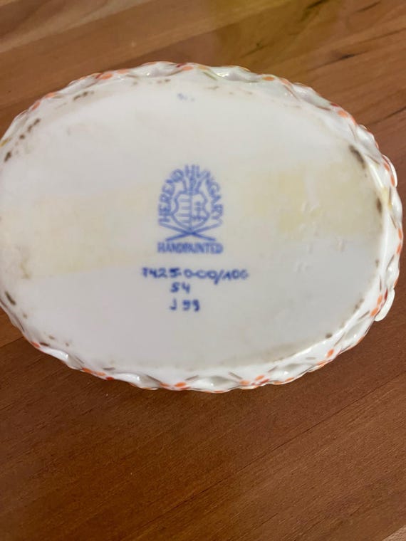 ヘレンド オープンバスケット ヘレンドのオープンウィーブバスケット - Etsy 日本