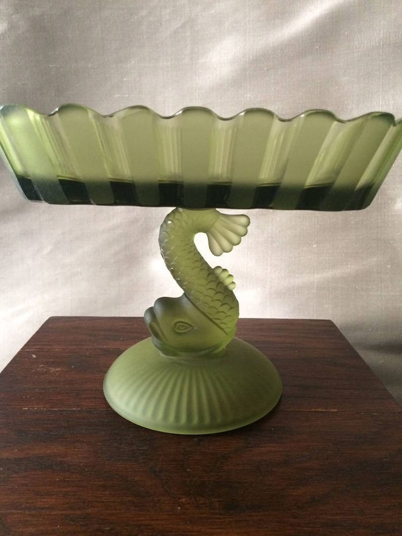Henry Ford Museum Dolphin Compote ~ Fostoria
