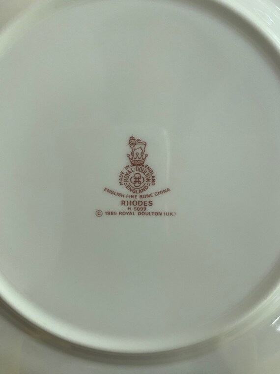 数量6〜ブレッド＆バター ダウルトン ローズ プレート〜 - Etsy 日本