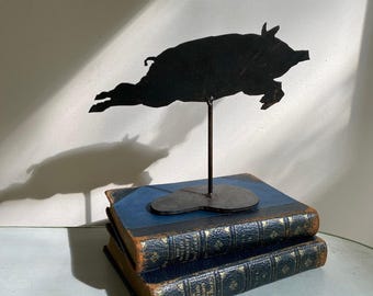 Schmiedeeisen Handwerker fliegendes Schwein ~