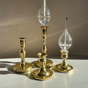 Baldwin Brass Candlesticks ~ Set of 4