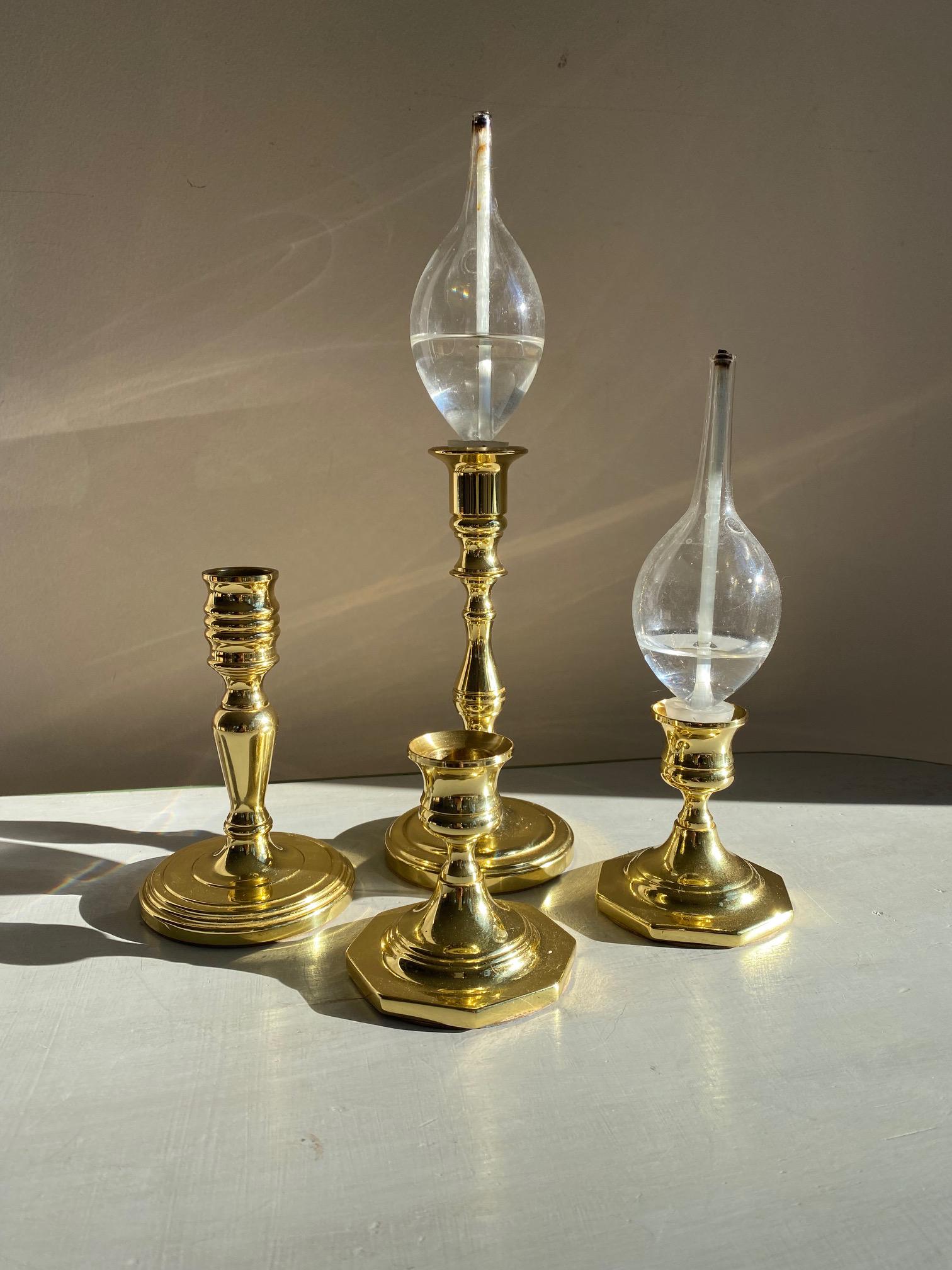 Baldwin Brass Candlesticks ~ Set of 4 - Etsy