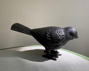 Cast Iron Bronze Songbird