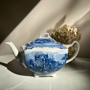 レア　希少　ジョンソンブラザーズ　オールドブリテンキャッスルズ　ティーポット Johnson Brothers Old British Castles Teapot - Etsy