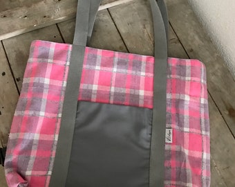 Vintage Shopper/Tote bag Handmade-handmade vintage carry bag