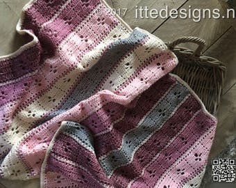 Crochet Baby Blanket Call the midwife 80 x 105 cm (31 x 41 inch) | Handmade