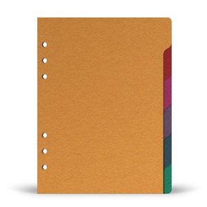 Set of 6 A5 dividers