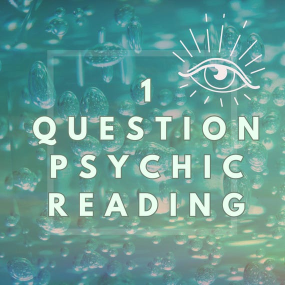 One Question short mediumship psychic reading
