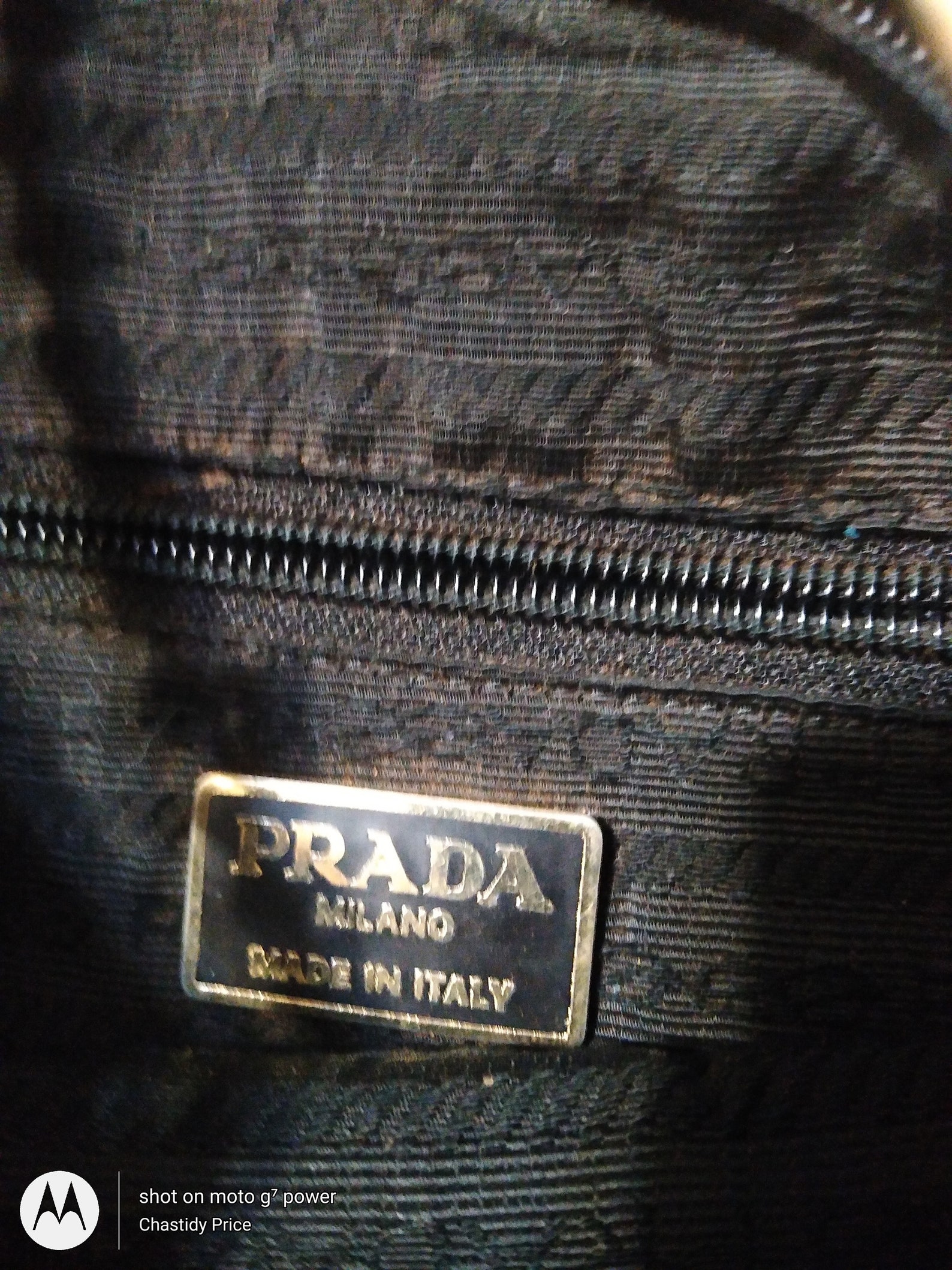 Black Prada handbag | Etsy
