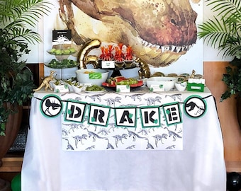 VALUE Bundle: Prehistoric Dinosaur Birthday Decor, T-Rex party, Future Paleontologist, Modern Dino Party, dinosaur decor, INSTANT DOWNLOAD