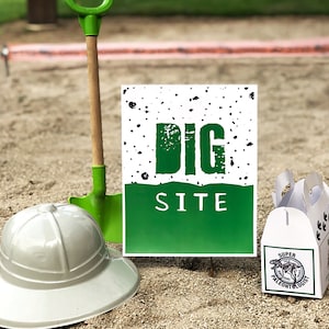 Dinosaur Dig Site 8x10 Graphic for Dino Excavation, Dino roar game, Prehistoric dinosaur, boy party, little Paleontologist: INSTANT DOWNLOAD