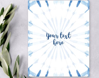 Set of 5 Shibori Tie Dye Signs, Boy oh Boy, Popular Baby Shower signs - Set of 5: Self-Edit with CORJL - INSTANT Download Printable