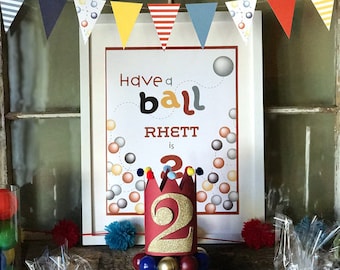 VALUE Bundle: Have a Ball Birthday Party, Ball party, Ball decorations, Ball invite, Boy Birthday, Bouncy Balls, Ball pit, INSTANT DOWNLOAD