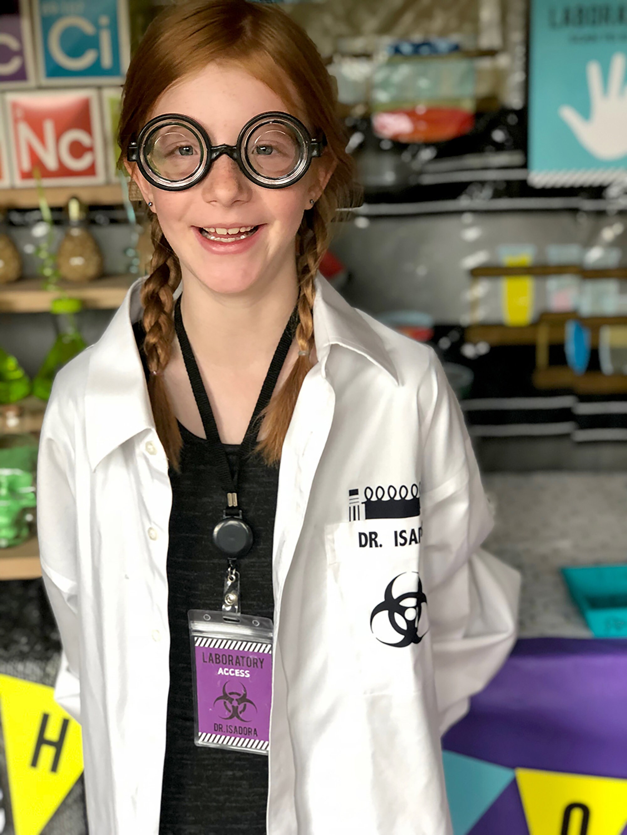 Mad Scientist ID Badges, Scientist Name Tag, Mad Science Party ...