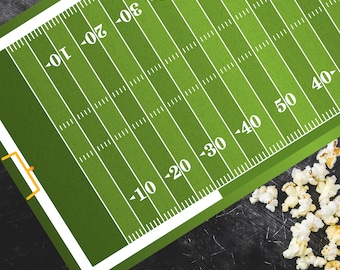 Football Party Printable | Super Bowl Party Table Decor | Football Snack Stadium | Football Party Printable Table Decor | Football Field