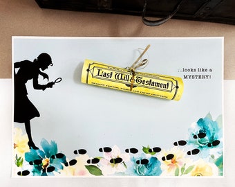 Mantel individual de detective Nancy Drew, mesa de cumpleaños de Nancy Drew, vajilla floral de detective, mantel individual de cumpleaños infantil: DESCARGA INSTANTÁNEA