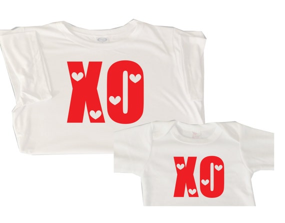 mom and baby valentine shirts