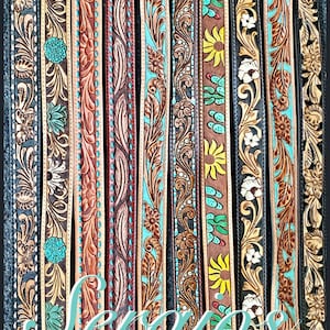 tooled leather purse