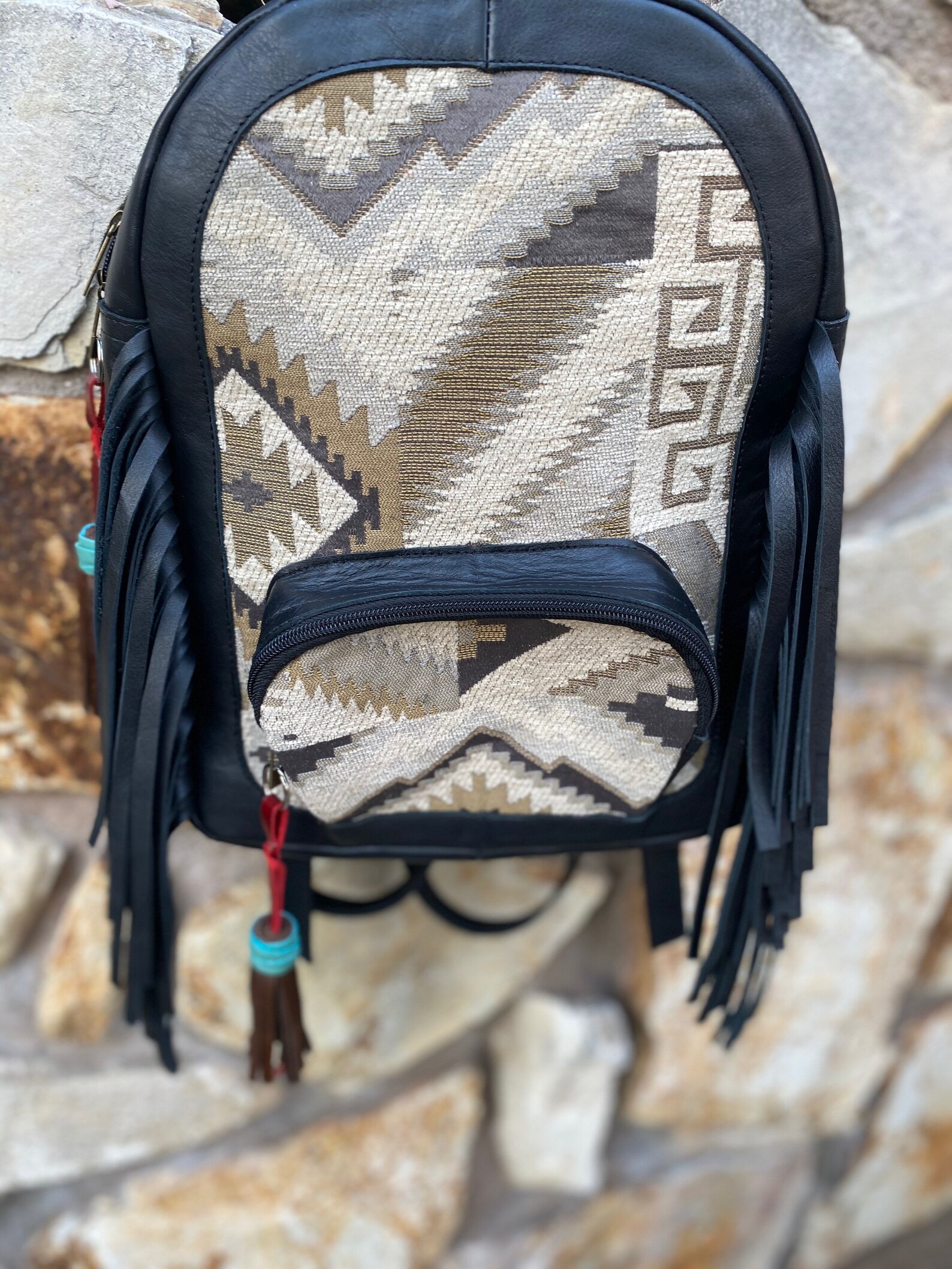 Backpack in 100 Wool Blanket Etsy