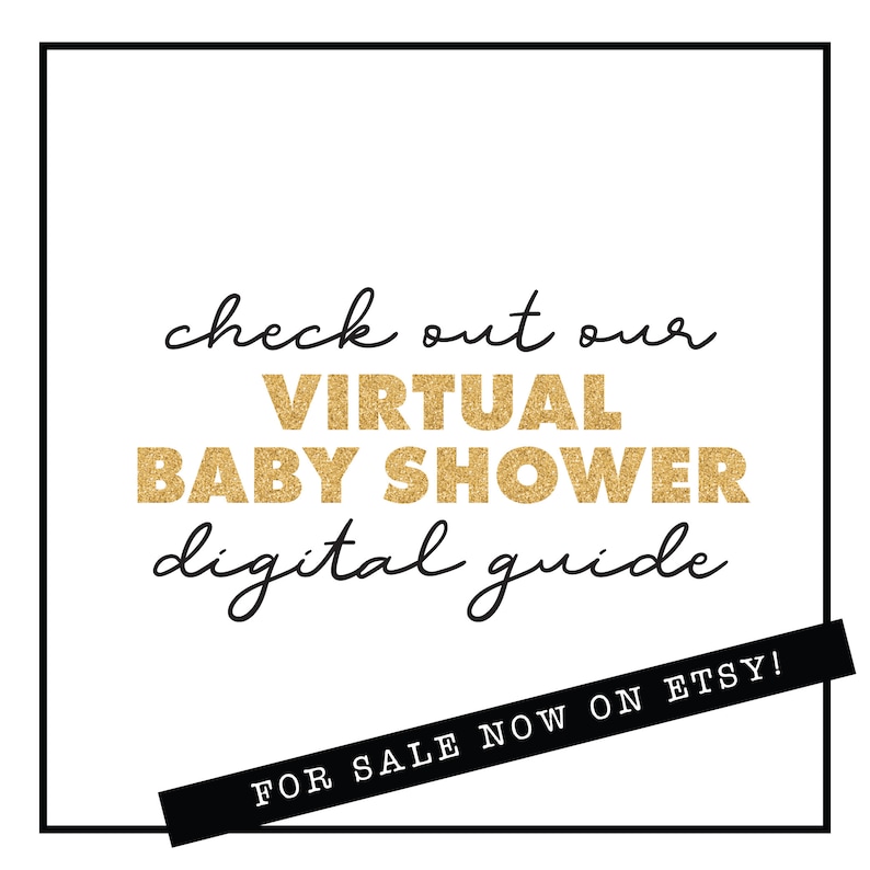 Oh Baby Zoom Background / Virtual Baby Shower / Online Baby Shower