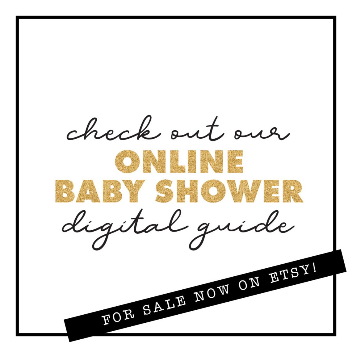 Printable Online Baby Shower Invitation // Longdistance Baby Shower