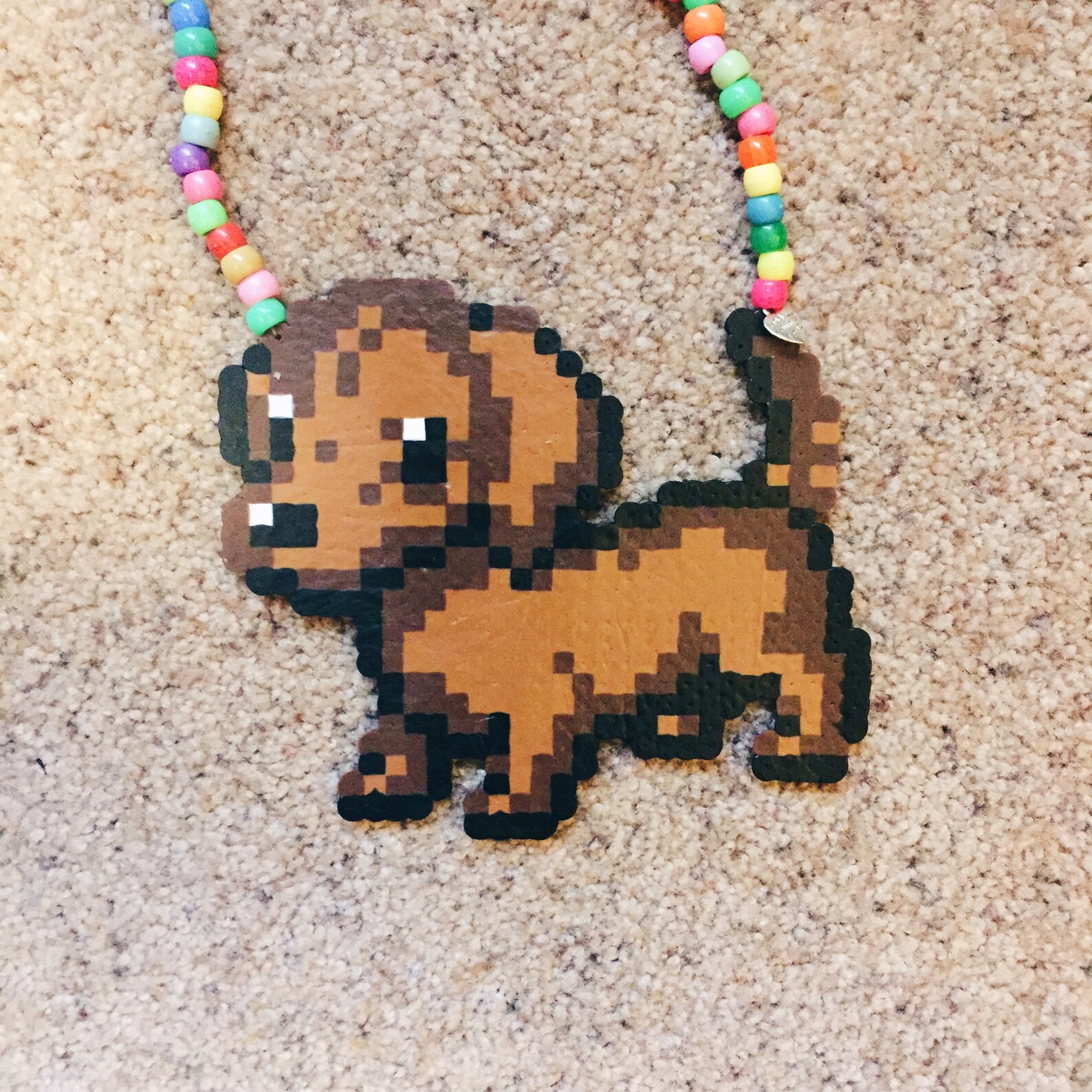 Wiener Dog Dachshund Perler Kandi Etsy