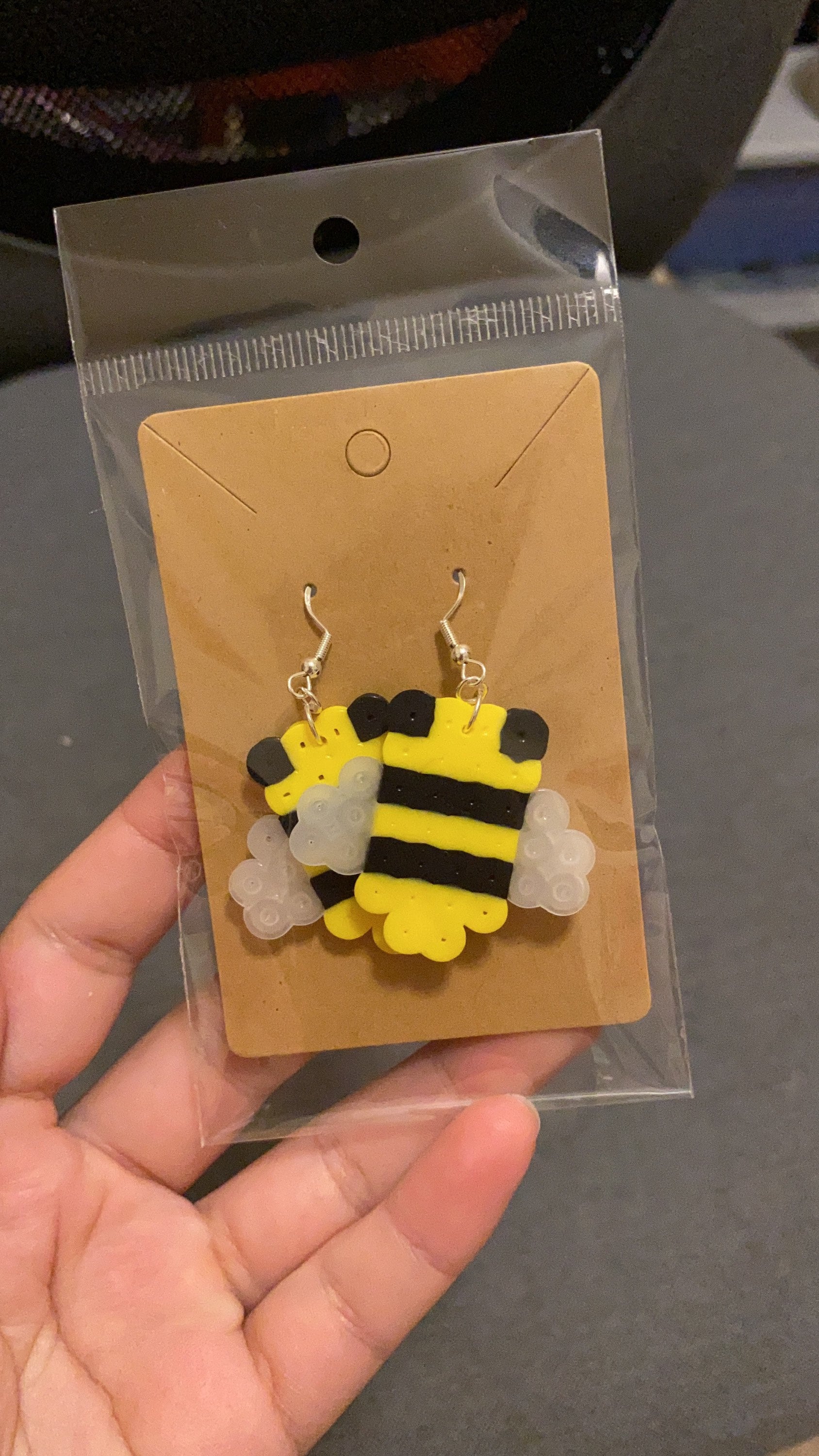 honey bee bumblebee earrings keychains magnets