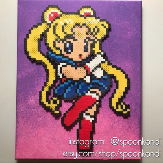 Sailor Moon Perler Kandi - Etsy Australia Sailor Moon Perler Kandi - Etsy Australia