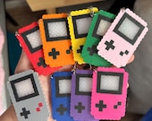 Handmade Game Boy Color Keychain – Pixel Art Nintendo Keyring