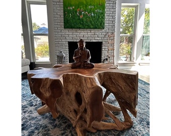 Solid Teak Root Coffee table