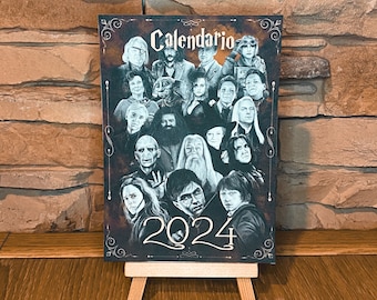 Calendar 2024 - Harry Potter - Calendar, Magic Calendar - Table calendar with easel