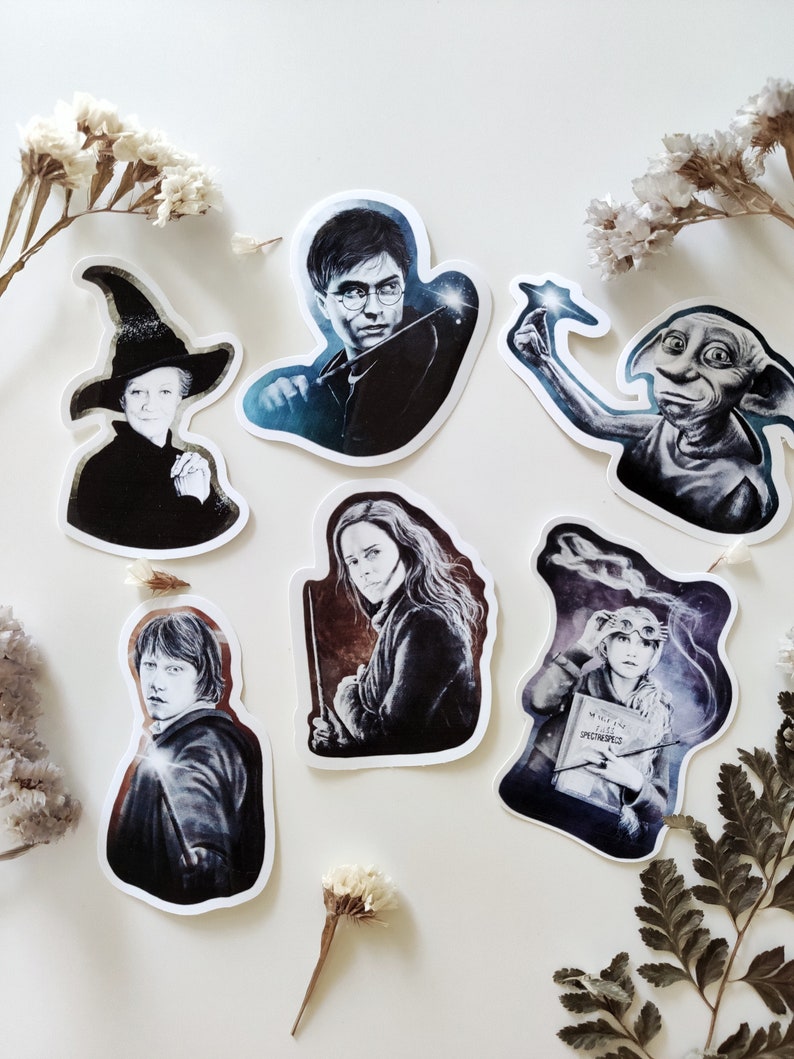 Stickers Gryffindor Stickers Hermione Fanart Hogwarts Stickers | Etsy