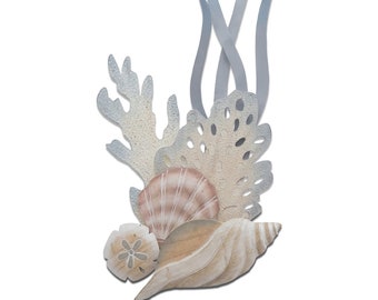 Shell Reef Tulip Vertical Wall Art  CW469