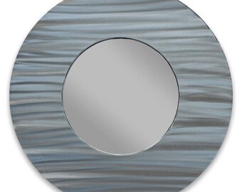 Latitude Circle Aluminum Mirror 28" - MM807