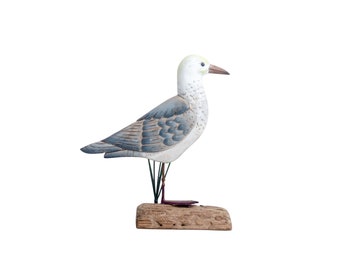 Free Standing Art Seaside Decoration Bird in Flight Beach House Decor Seagull Ornament Isle of Wight British Seagulls