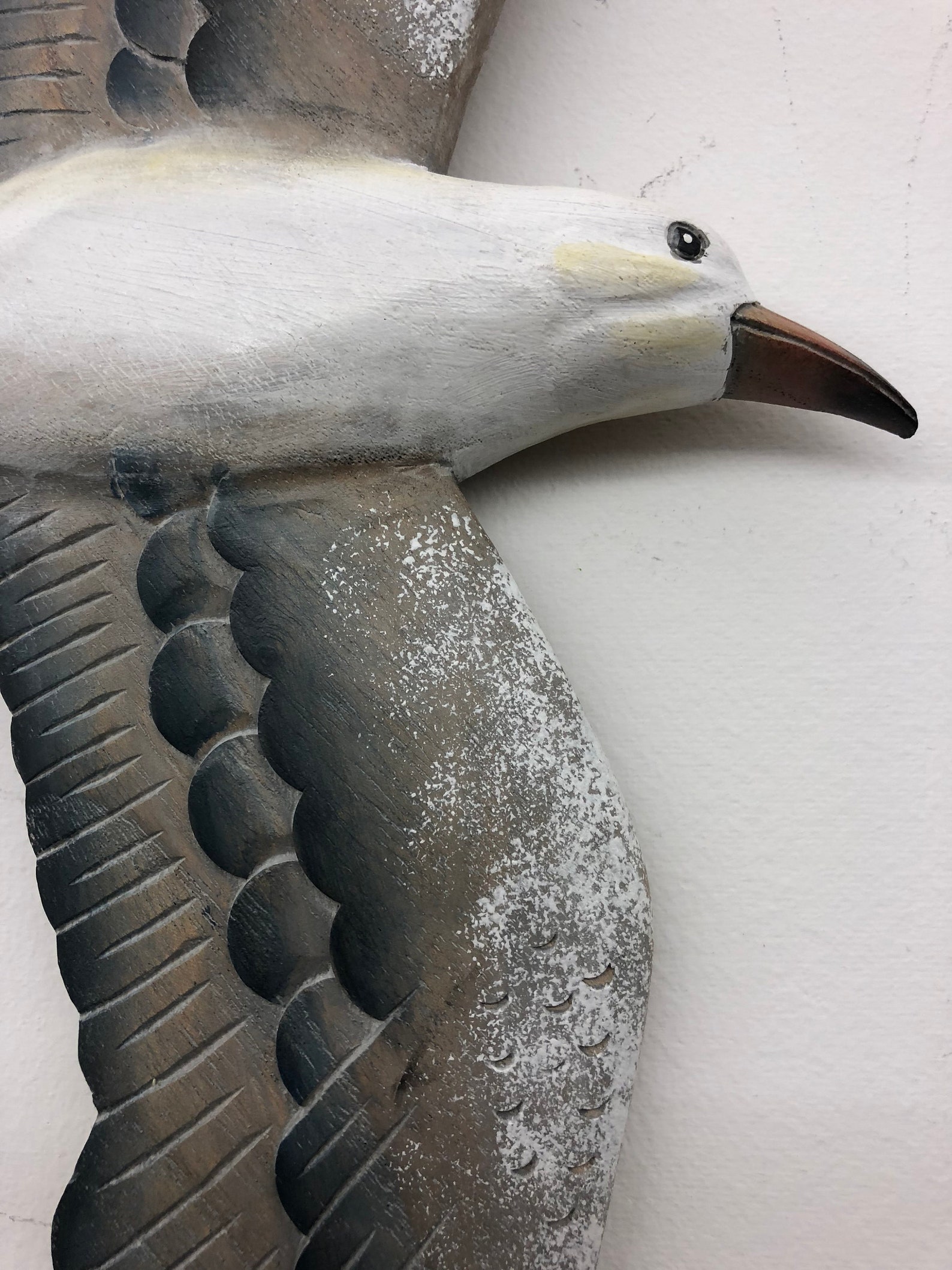 Wooden Seagull Flying Decoy C030 Etsy