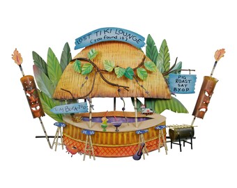 Lost Tiki Lounge Metal Wall Art - CA715