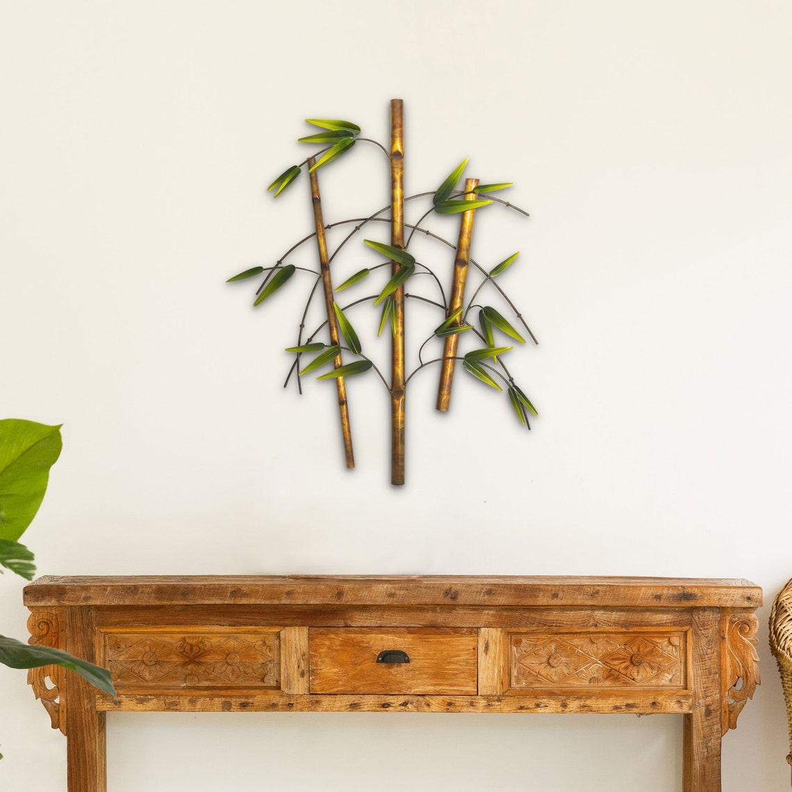 Bamboo Jungle Metal Wall Art MM002C Etsy