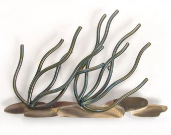 Soft Coral Branches CO137 - Metal Wall Art