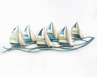 Fancy Regatta Metal Wall Art CA210