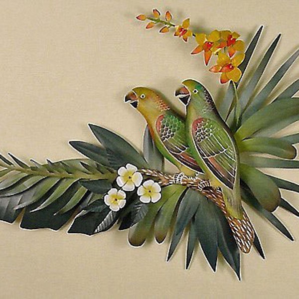 Amazon Parrots in Tree - CW253