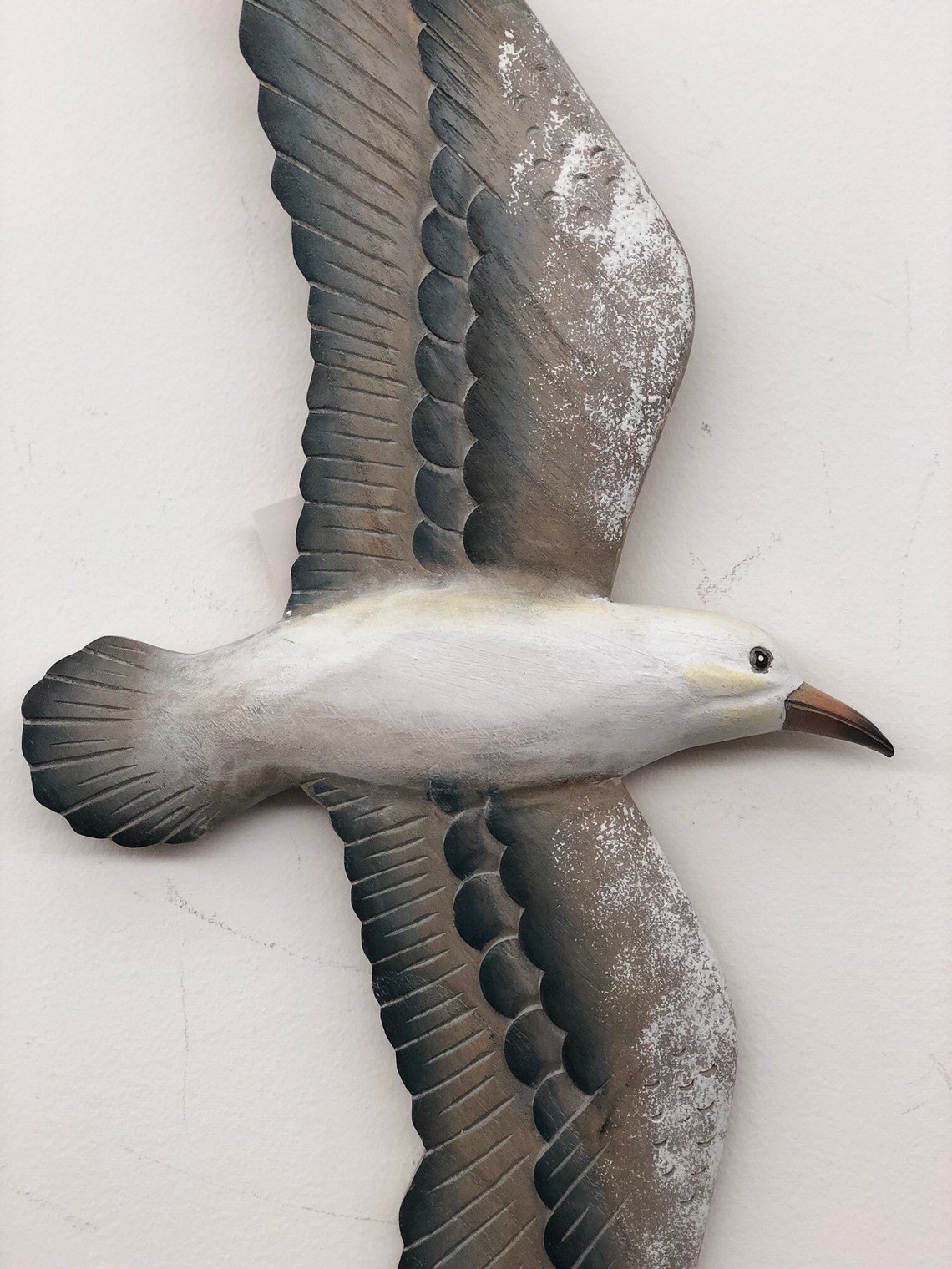 Wooden Seagull Flying Decoy C030 Etsy