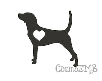 8 size dachshund long haired silhouette embroidery applique etsy