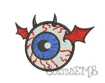 5 Size evil eye Embroidery design Machine Embroidery - Digital INSTANT DOWNLOAD