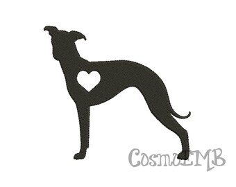 8 Größe Greyhound Stickerei Design Maschine Stickerei - digitale INSTANT DOWNLOAD
