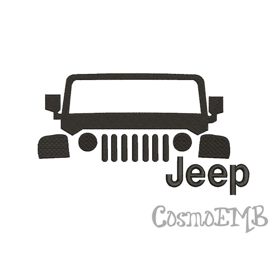 Download 7 Size Jeep Silhouette Embroidery design Machine ...