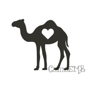 7 taille Camel silhouette broderie machine à broder-Téléchargement instantané numérique